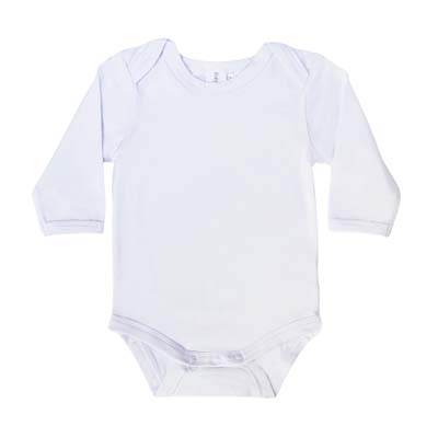 Baby Blanks Long Sleeve Bodysuit - UPrintDis